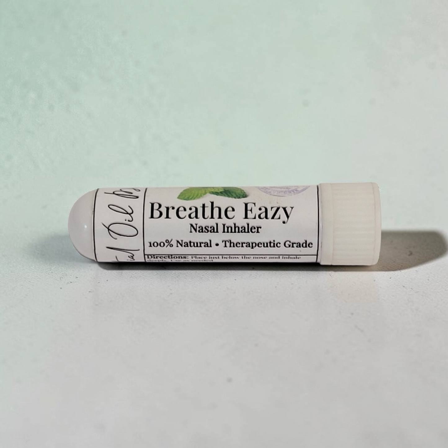 Breathe Eazy Aromatherapy Inhaler Stick for Sinus Congestion Relief | Cooling Mint Nasal Inhaler with Menthol & Essential Oils