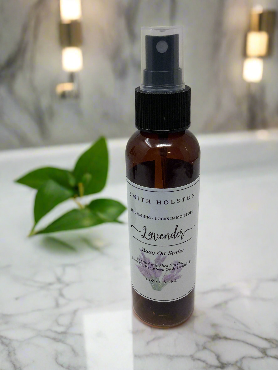 Body Oil Spray with Jojoba and Hempseed – All Natural Locks in Moisture and Nourishes Skin