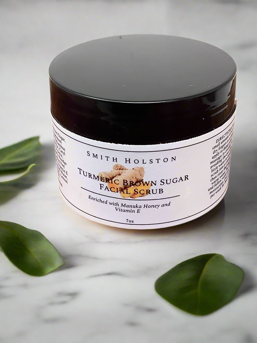 Emulsified Turmeric Brown Sugar Facial Scrub with Manuka Honey