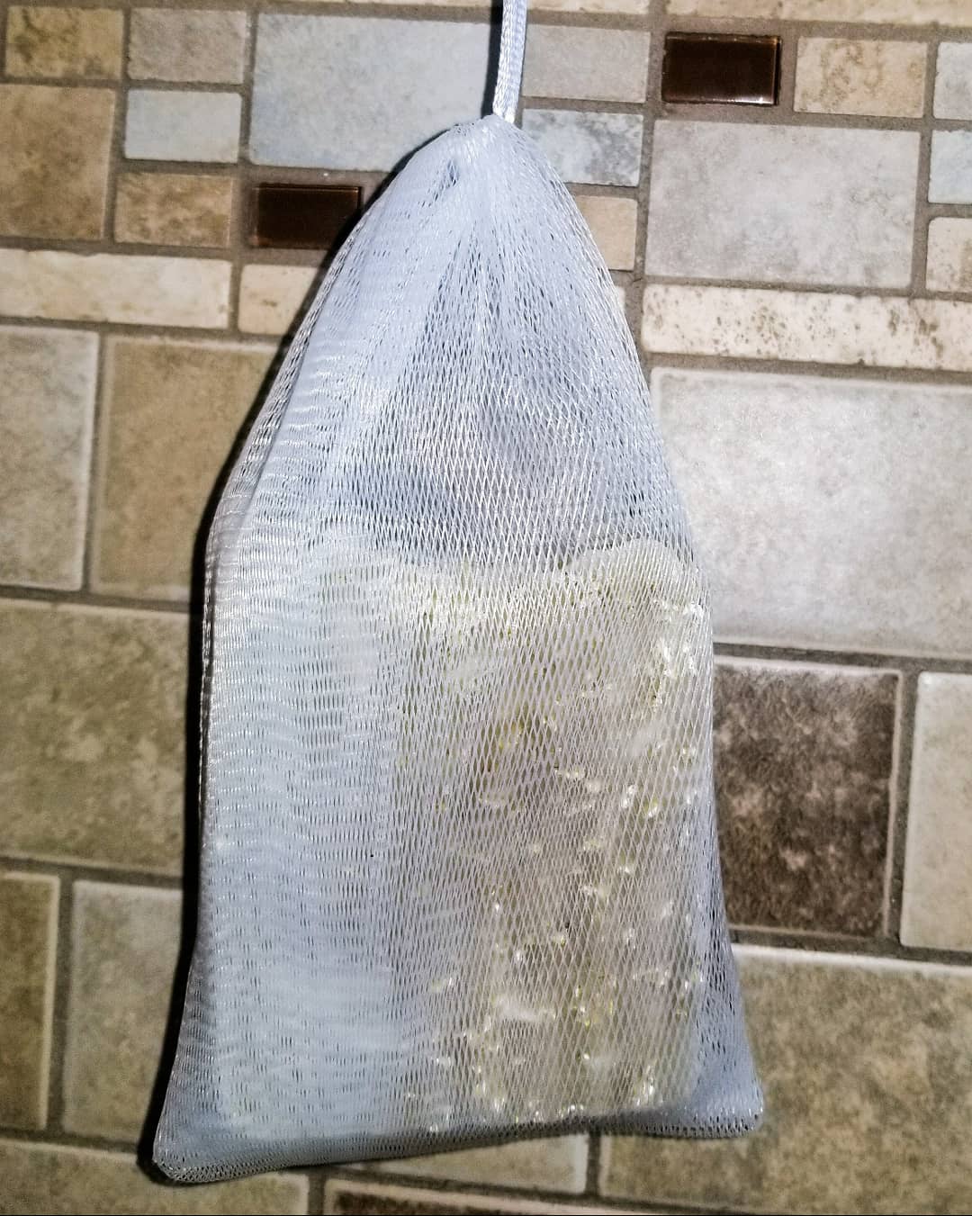 10 Double Layer Soap Saver Bubble Bags - Exfoliating Mesh Pouch for Bar Soap, Reusable Shower Soap Holders, Zero Waste Bath Accessory