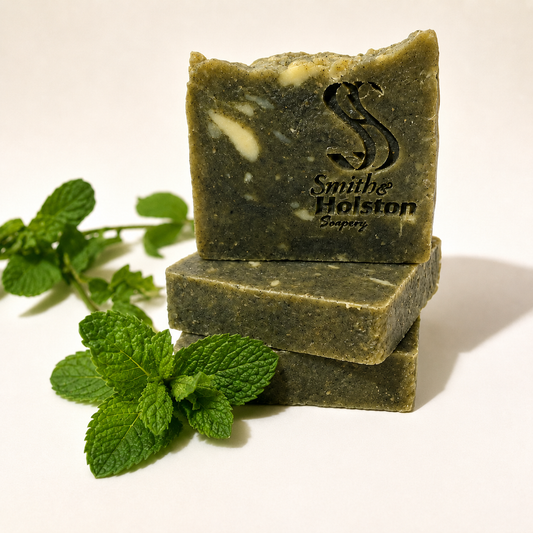 Invigorating Peppermint & Eucalyptus Soap Bar - Refresh and Revitalize Your Skin