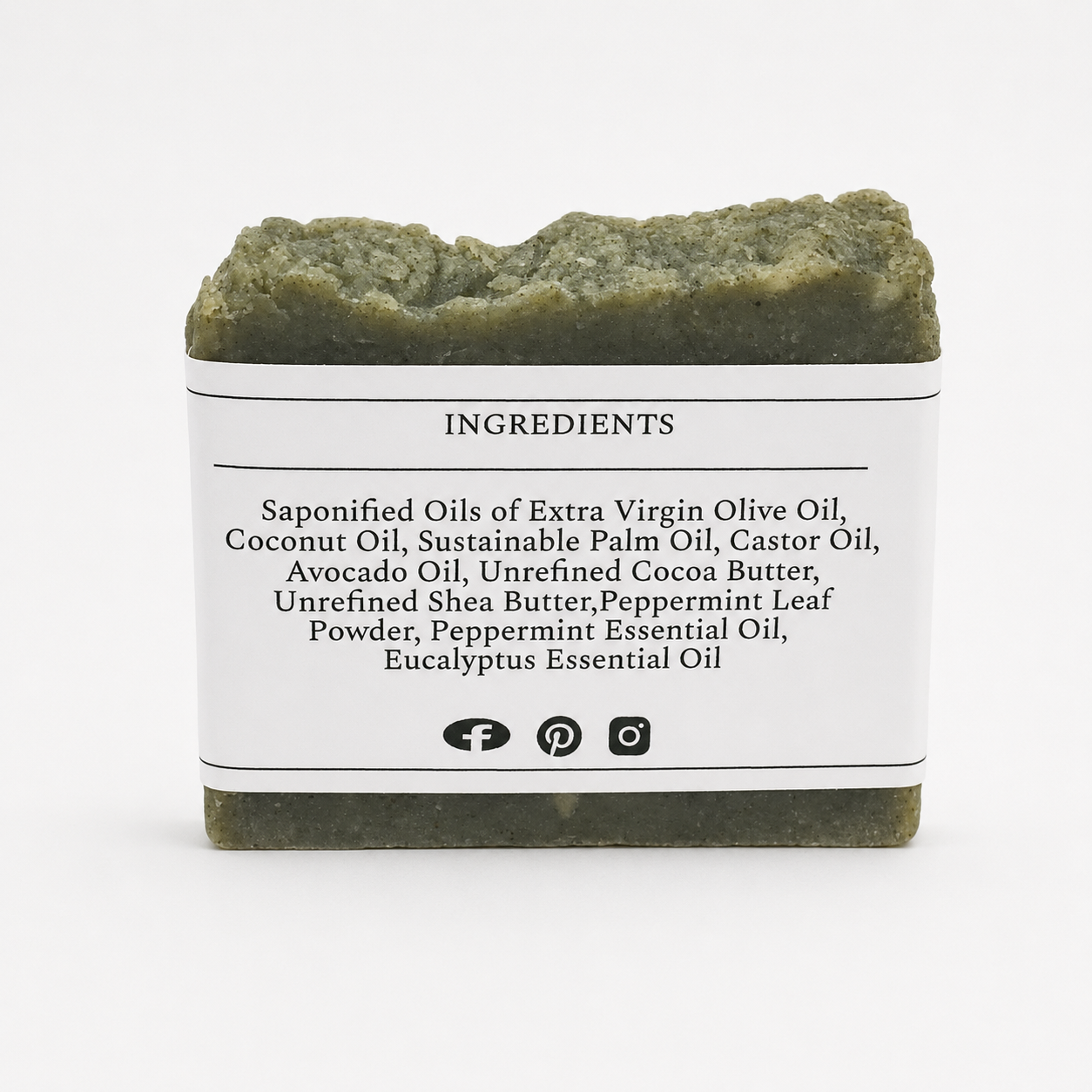 Invigorating Peppermint & Eucalyptus Soap Bar - Refresh and Revitalize Your Skin
