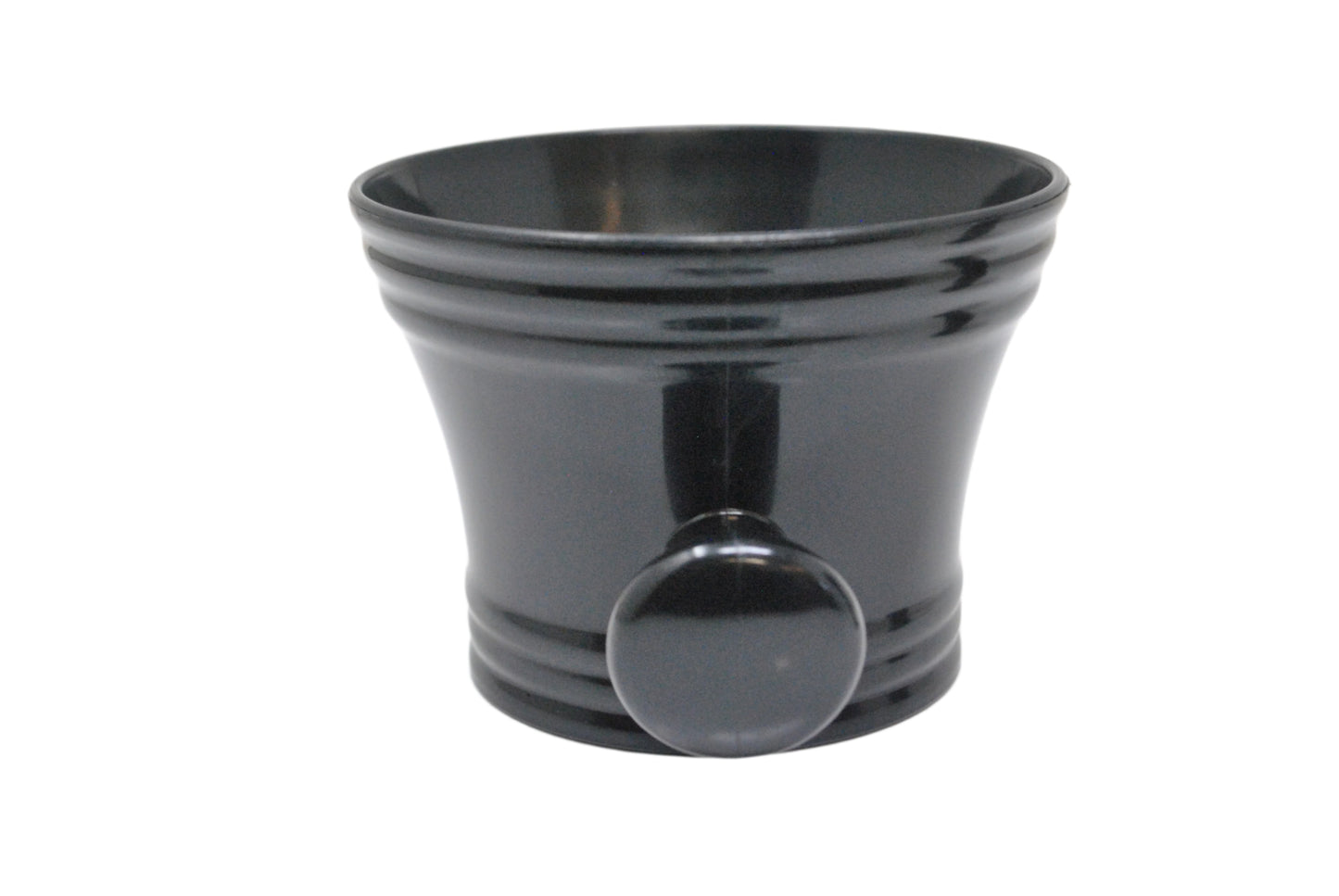 Lightweight Black Shaving Mug Bowl with Handle – Perfect for a Classic Wet Shave