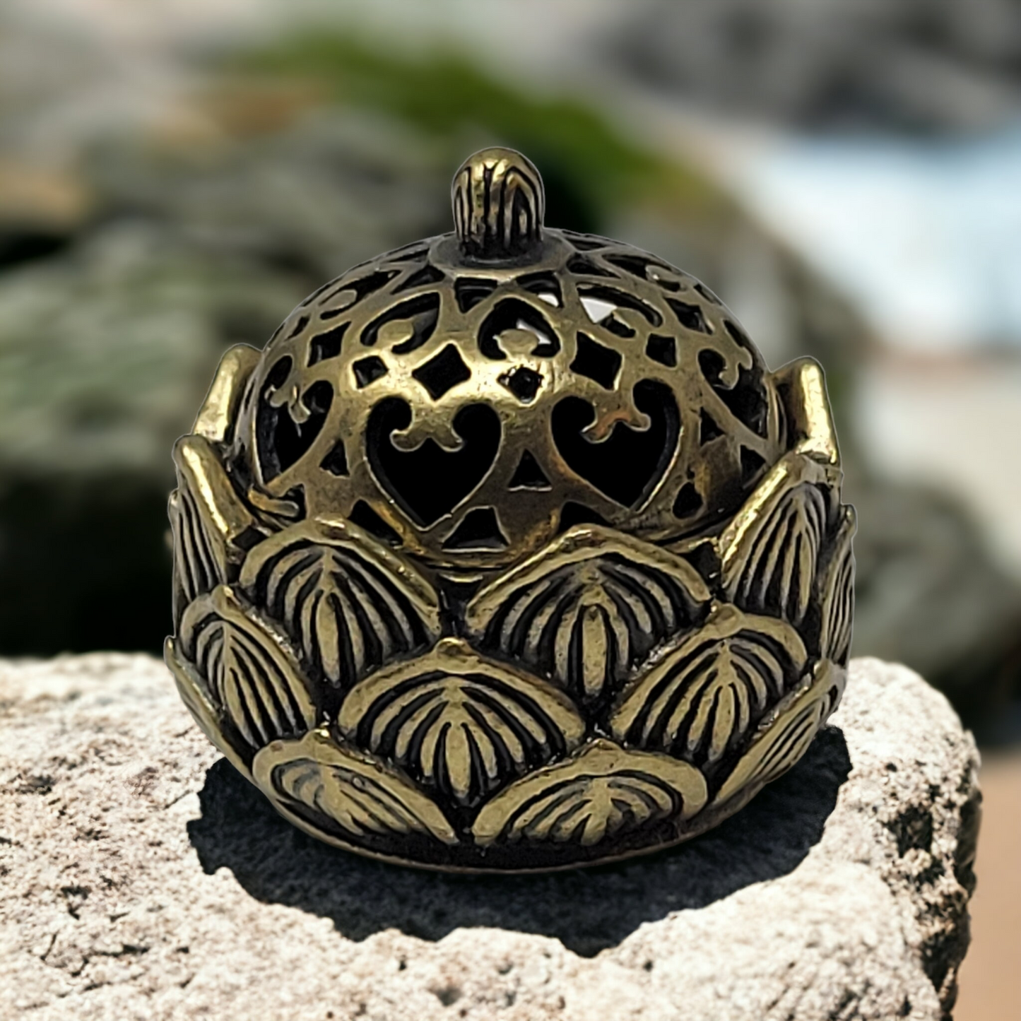 Lotus Incense Cone Burner| Incense Seat for Cone or Coil Incense