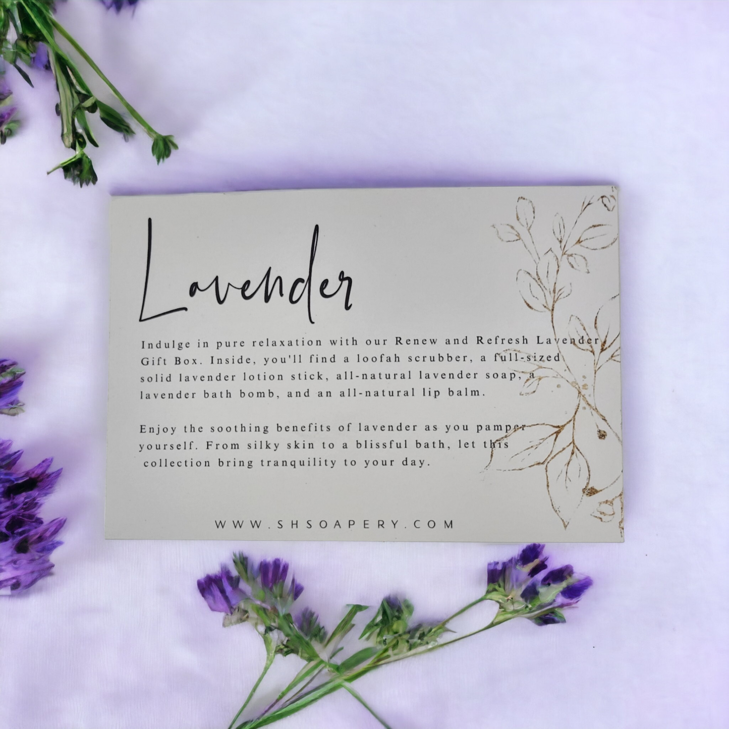 Renew and Refresh All-Natural Lavender Gift Box