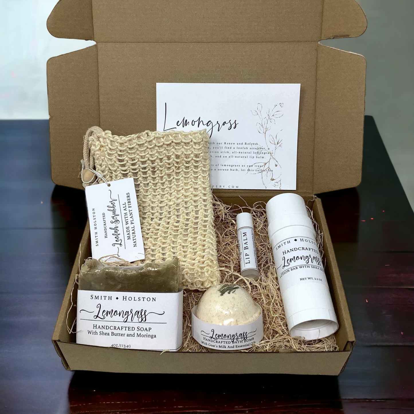 Renew and Refresh All-Natural Lemongrass Gift Box