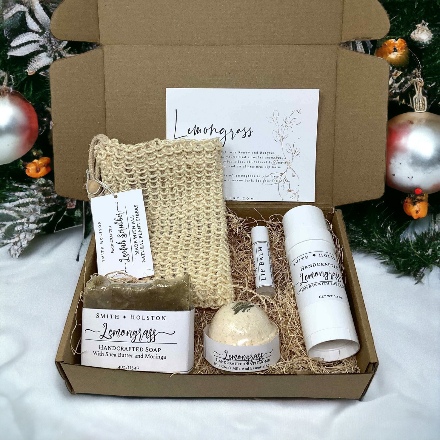 Renew and Refresh All-Natural Lemongrass Gift Box