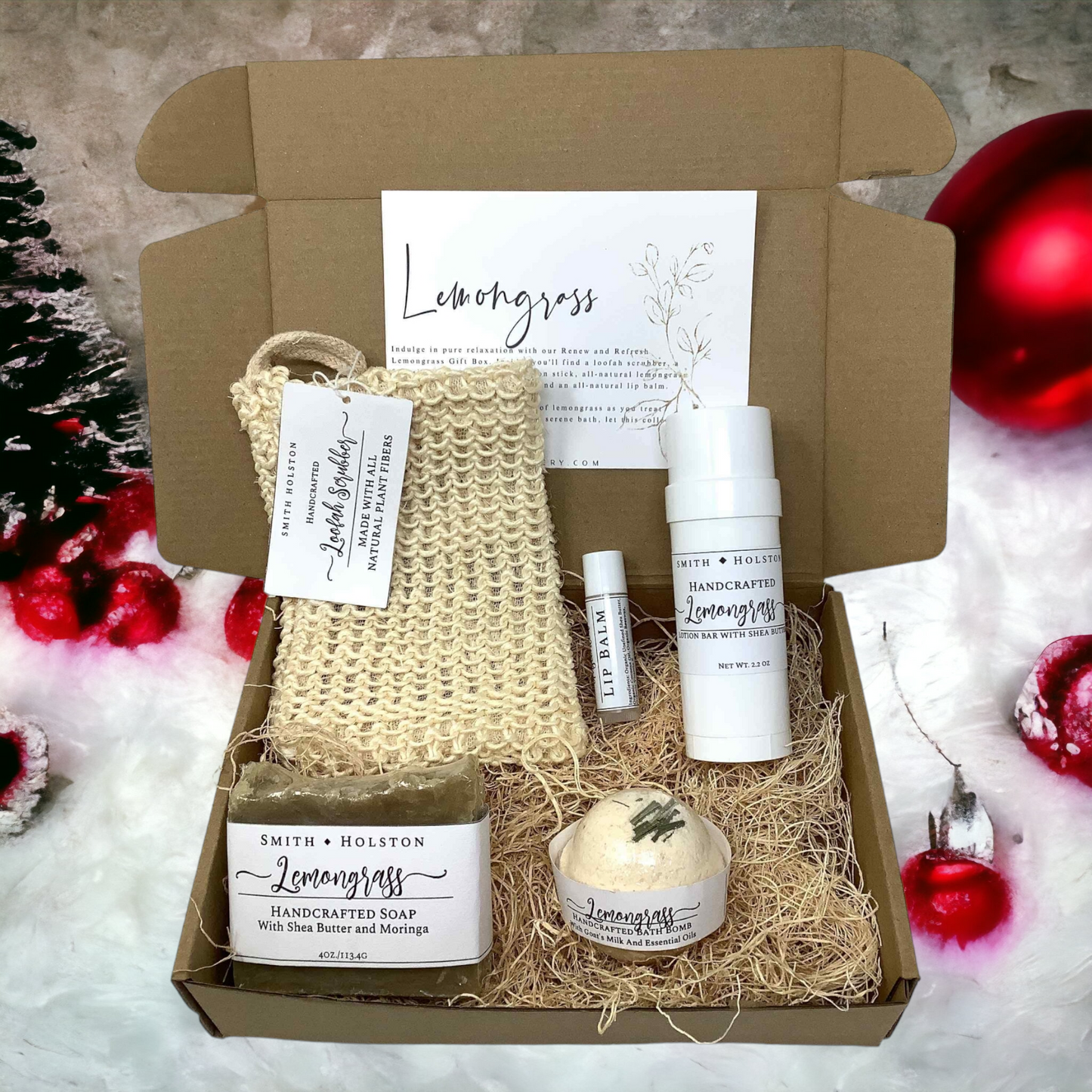 Renew and Refresh All-Natural Lemongrass Gift Box