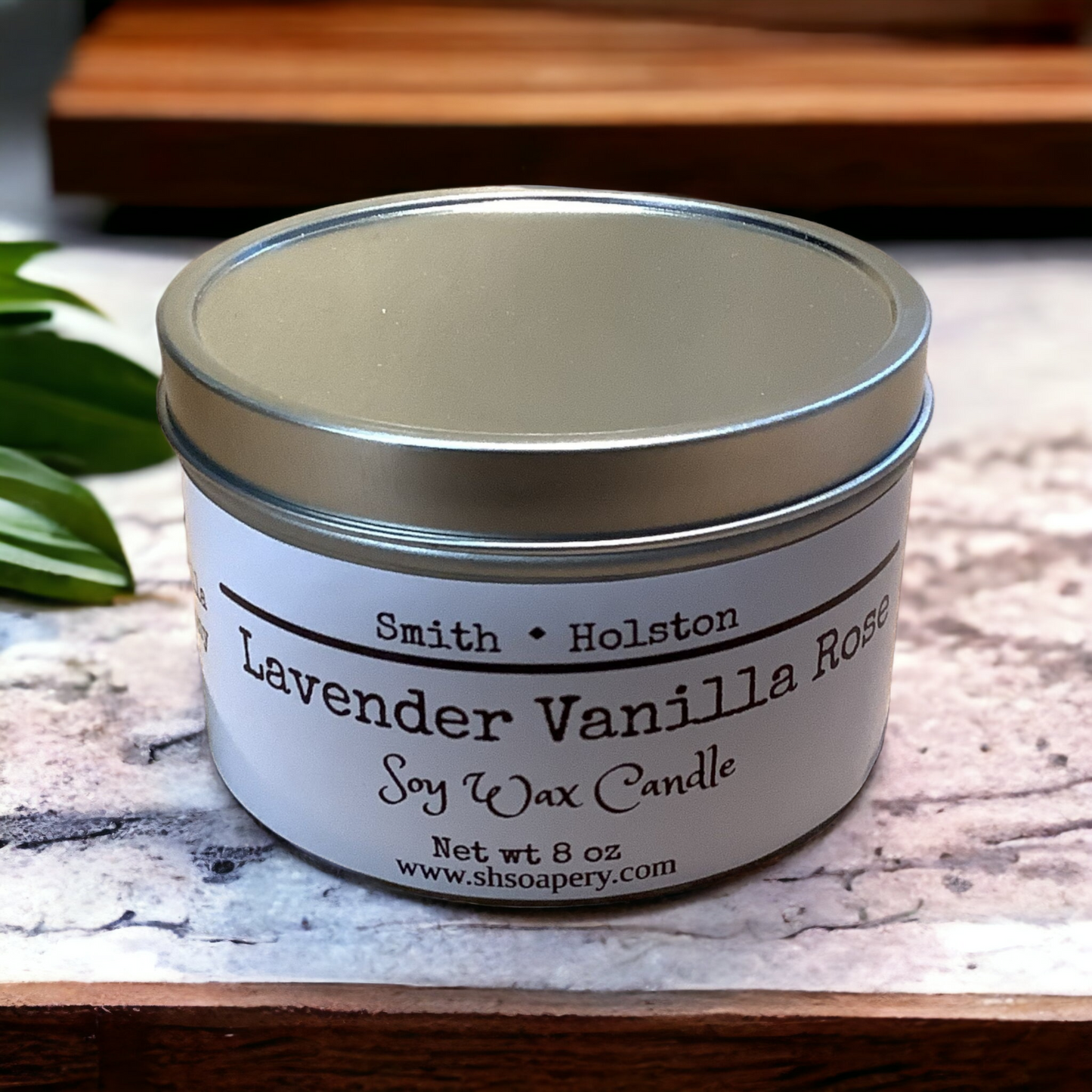 Lavender Vanilla Rose Geranium Soy Wax Candle: Relaxation in Every Glow