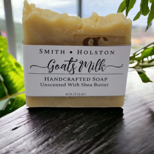 Gentle and Nourishing: Goats Milk Unscented Bar Soap - Natural Moisturizing Cleanse