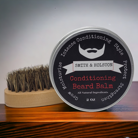 Premium Beard Balm: Leave-In Conditioner with Jojoba & Argan Oil for Enhanced Grooming and Growth