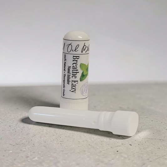 Breathe Eazy Aromatherapy Inhaler Stick for Sinus Congestion Relief | Cooling Mint Nasal Inhaler with Menthol & Essential Oils