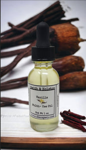 Vanilla Multi- Use Oil for Face, Hair and Body