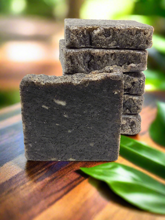 Herbal Coffee Scrub Bar Soap with Coffee Grinds