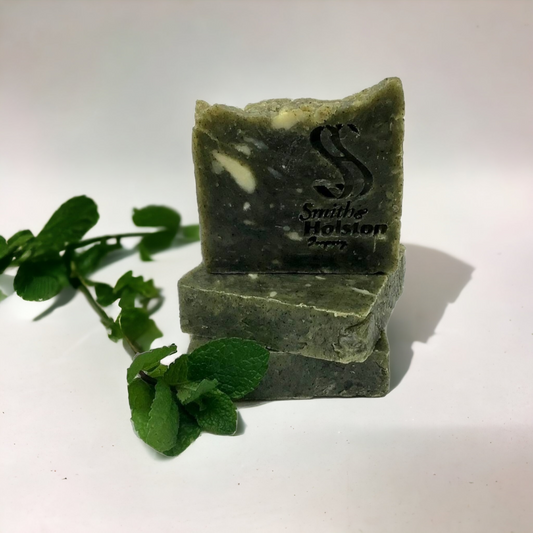 Invigorating Peppermint & Eucalyptus Soap Bar - Refresh and Revitalize Your Skin