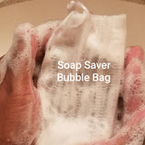 Soap Samples with Soap Saver Bubble Bag